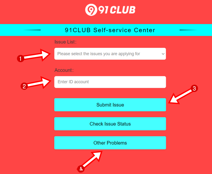91 club customer service live support